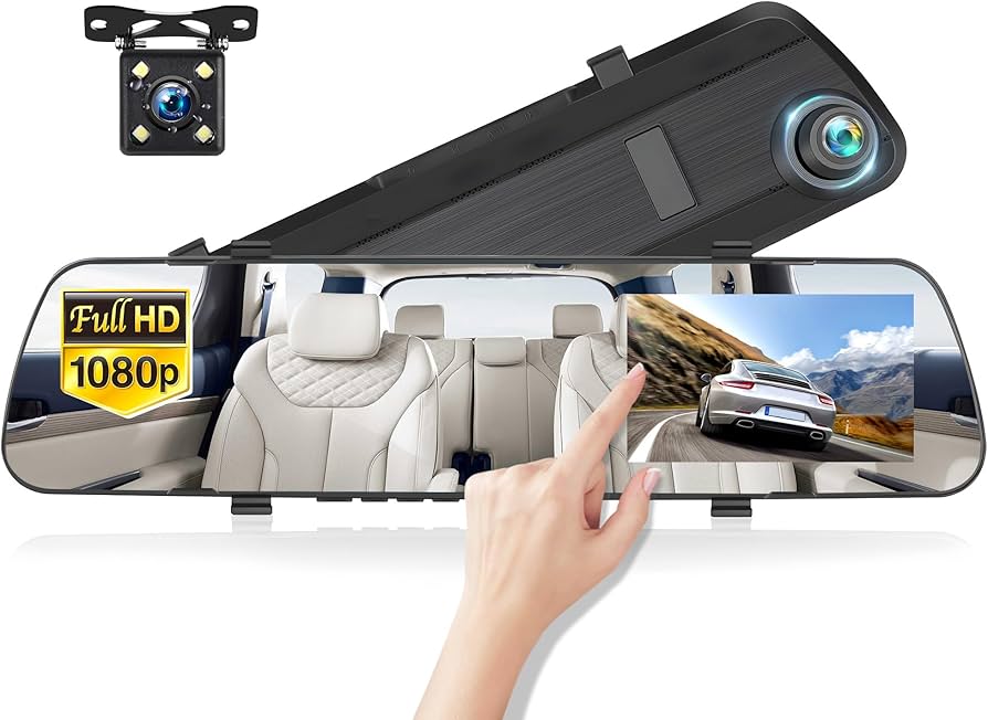 HD multifunktsionaalne autode registrator diktofoniga, millel on puutetundlik ekraan