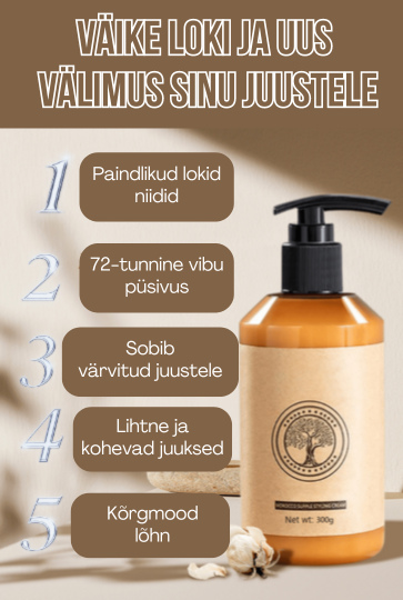 Laurens™ Maroko juuksekreem lokkis juustele | Lokkis juuksed koheselt