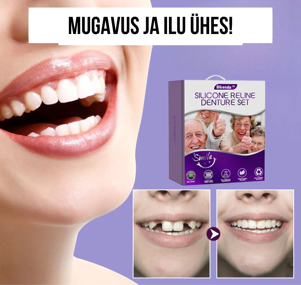 Silikoonist hambaproteeside komplekt 👨🏻⚕️ Soovitab Saksamaa Hambaarstide Liit 🍀