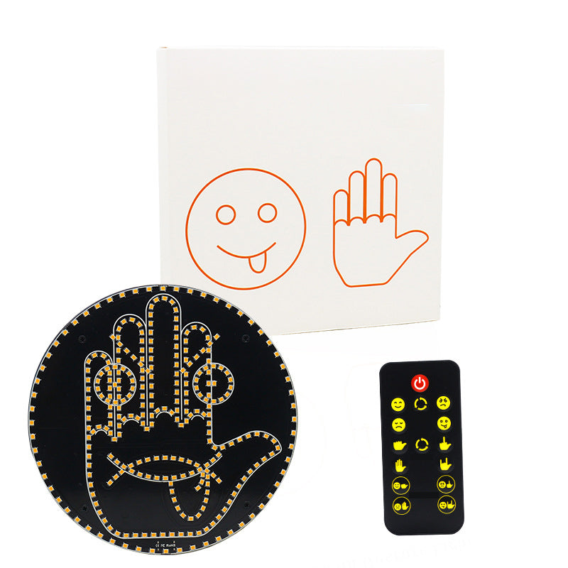 ⭐ LED-ekraan väljendite ja žestide jaoks auto tagaklaasile ⭐