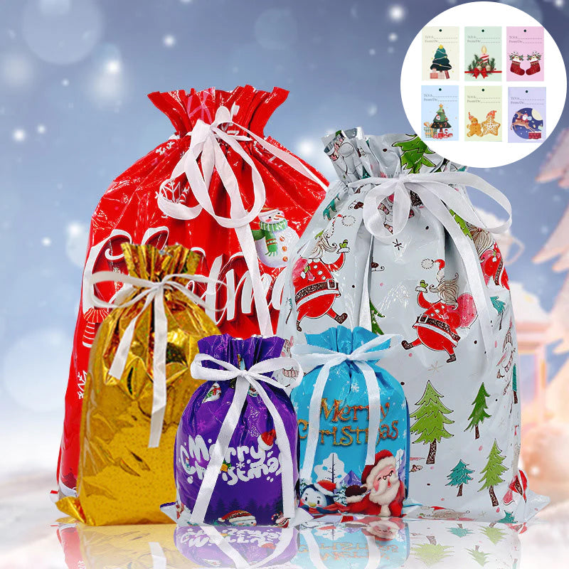 Jõuluvana kommide kinkekotid