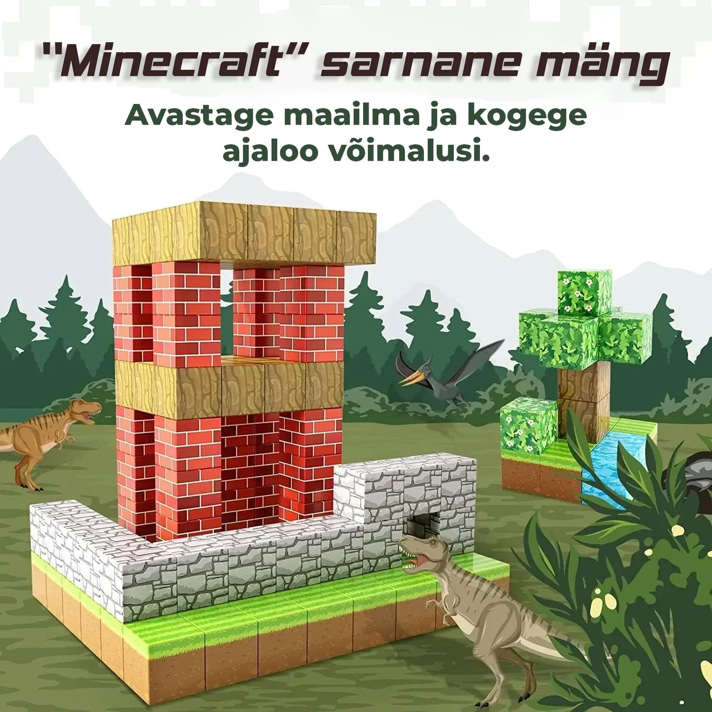 MiniCraft™ Magnetilised ehitusklotsid – õppimine ja loov mängimine
