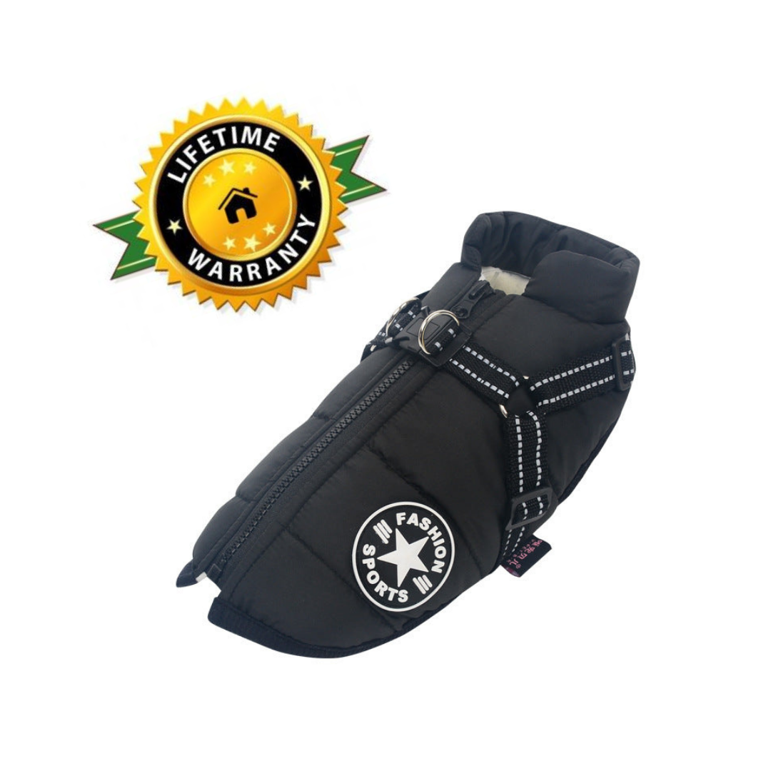 DogFashion™ - veekindel talvejope koos integreeritud traksidega koertele