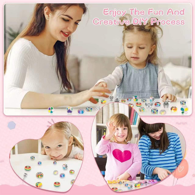 🌈 Lummavad käevõrude komplekt tüdrukutele