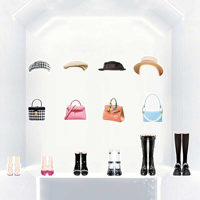 👗Magnetiline paberist nukk printsessi riietamiseks👸