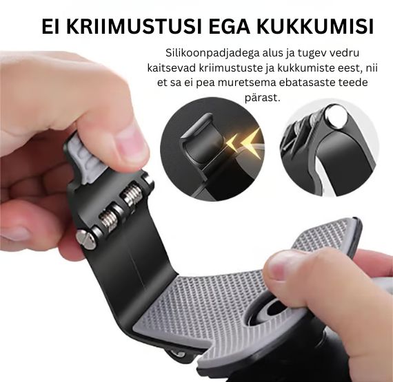 360 kraadi pöörlev autotelefoni hoidik