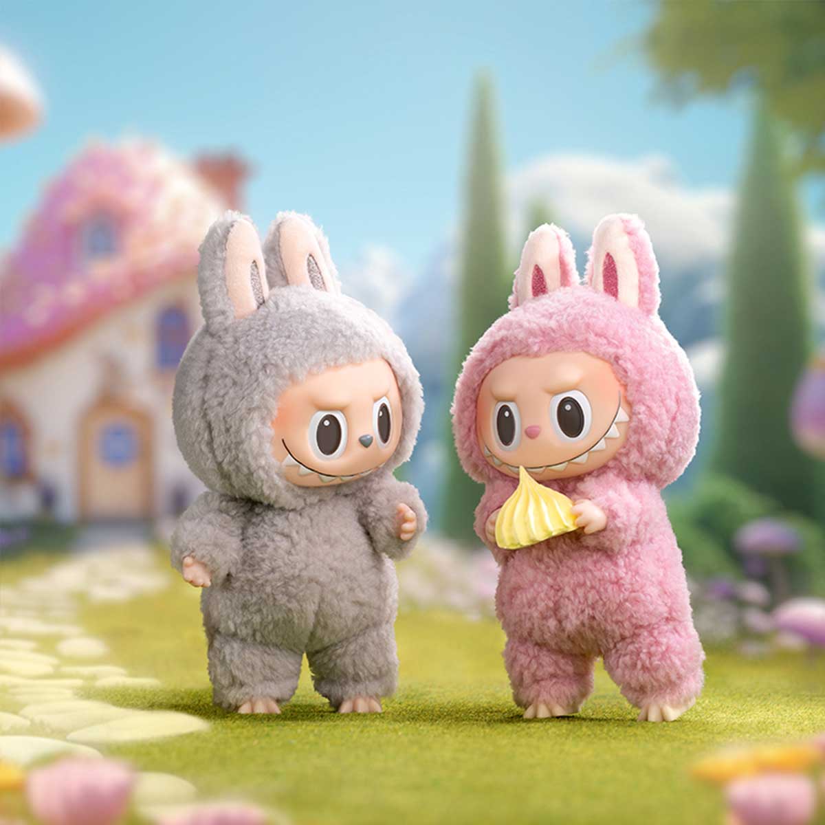 LABUBU | Plüüšist ripats "Exciting Macaron" kollektsiooni üllatuskarp Pop Mart