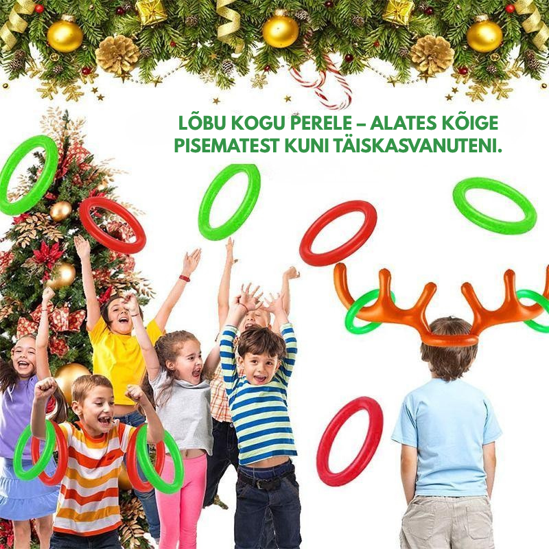 🎉 Jõulumäng „Sarvede loopimine“ – täispuhutavad põdra sarved