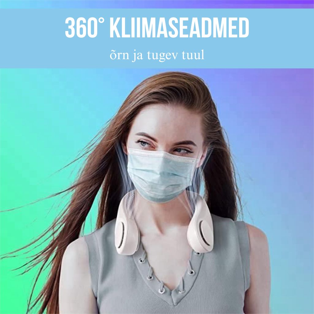 „AirCollar™ kaasaskantav kaelaventilaator