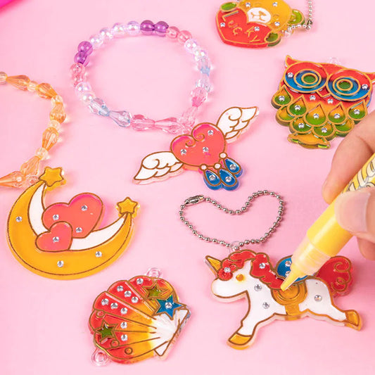 „Tee ise“ kristallide maalimise kunstide ja käsitöö komplekt