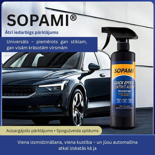 Sopami™ Nano Spray autodele | Kristallkate, läige ja pikaajaline kaitse!