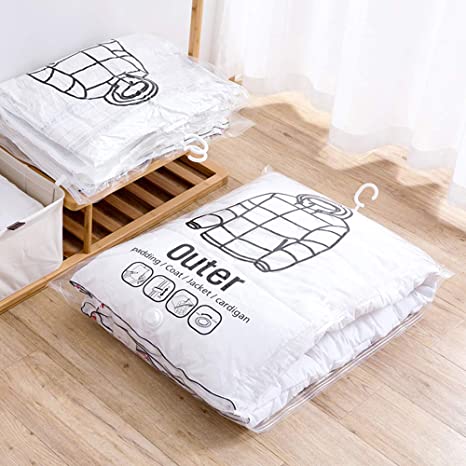 Rippuvad vaakumkotid riiete säilitamiseks