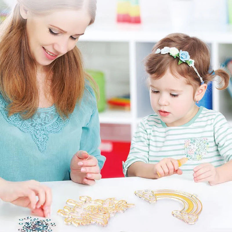 „Tee ise“ kristallide maalimiskomplekt