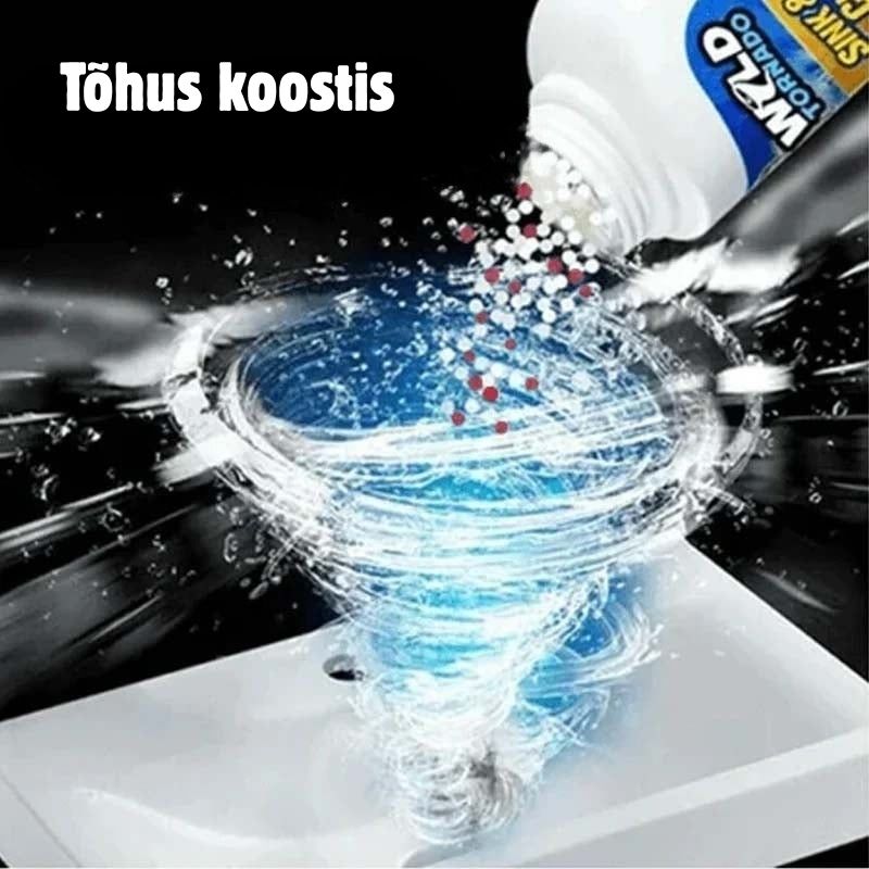 Võimas puhastusaine valamute ja torude jaoks