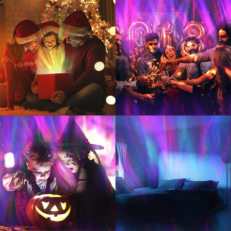 Puldiga värviline seinaprojektor