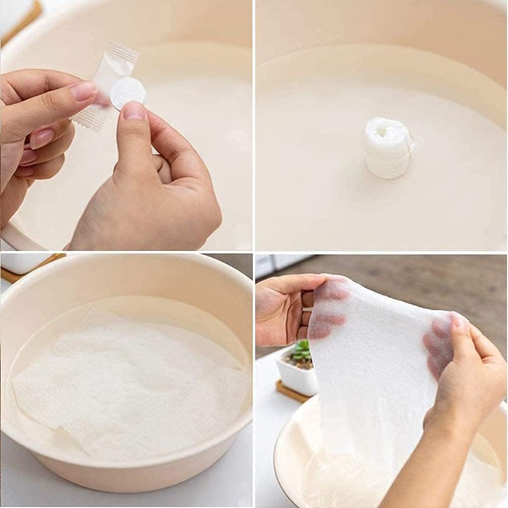 🌿 Kokkupressitud rätikud 🌿 tablettides (50 tk)