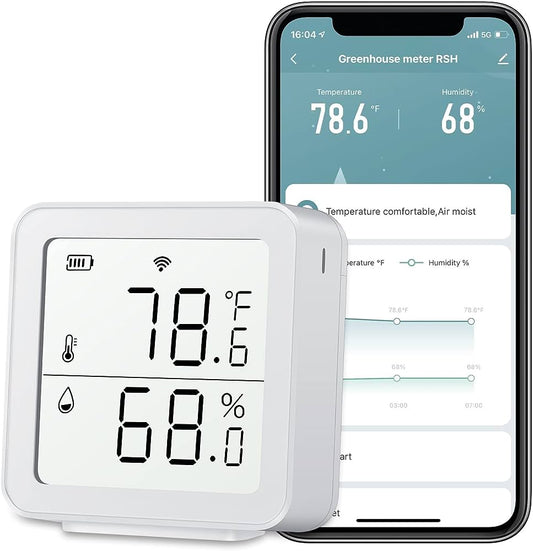 Juhtmevaba sisetemperatuuri ja õhuniiskuse mõõtja