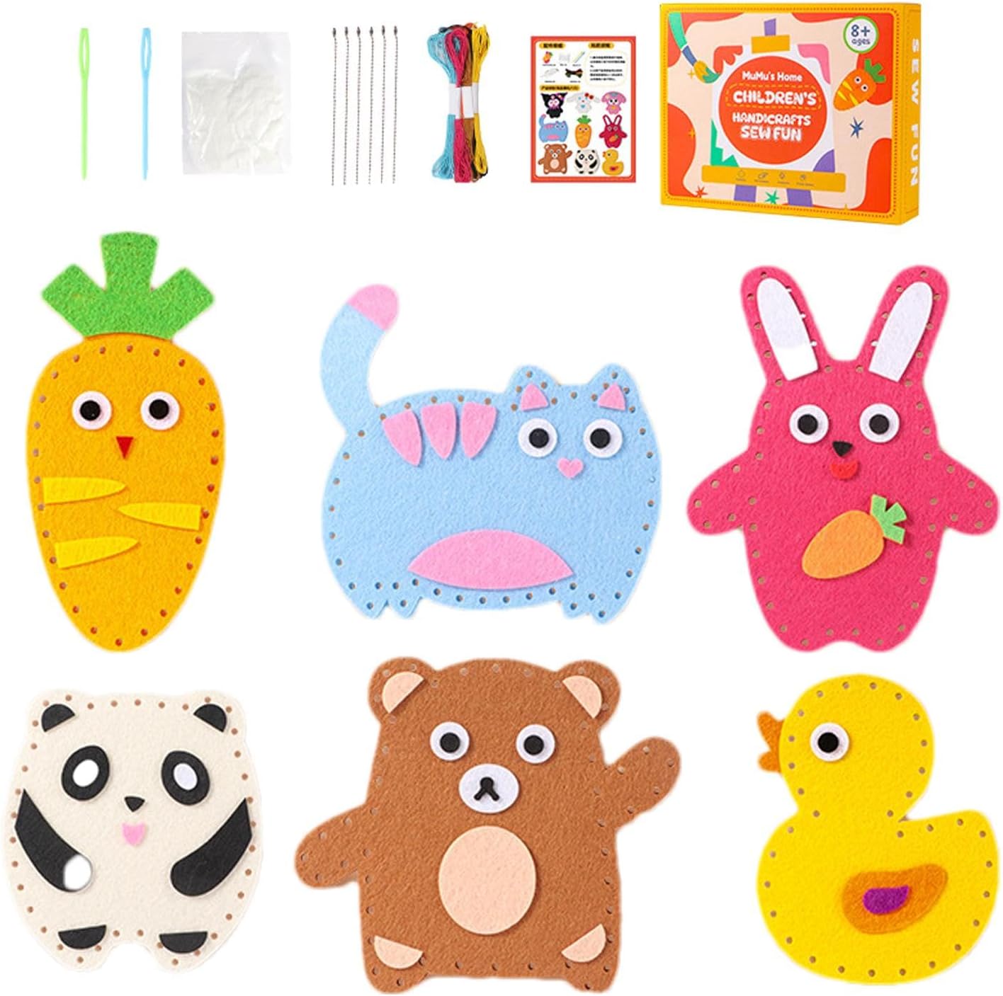 🧵 Laste DIY õmblemiskomplekt 🎨