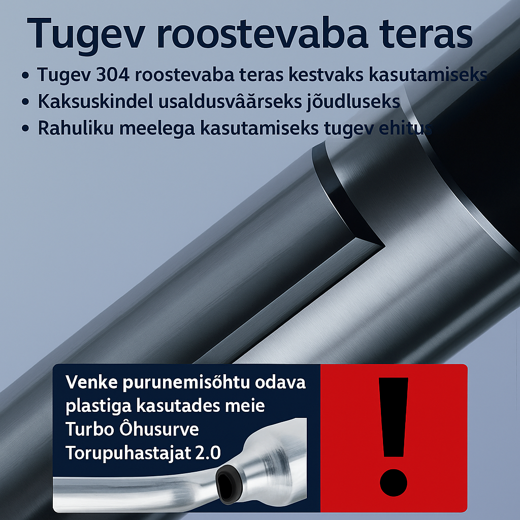 Täiustatud Turbo õhurõhu kolb 2.0™ | Eemaldab kõik äravooluummistused!