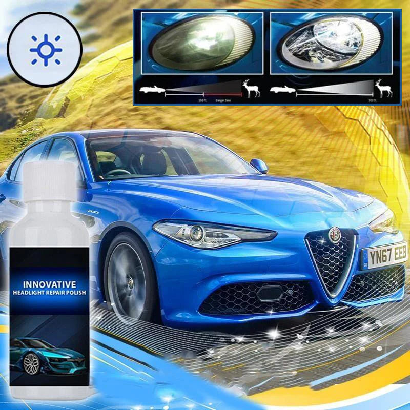 Võimas esitulede puhastusvahend