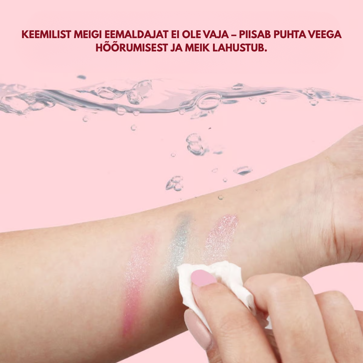 🌸 Laste pestav meigikomplekt – ohutu ja loominguline mäng