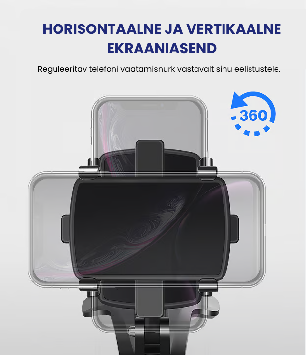 Mitmeotstarbeline mobiiltelefoni hoidik autosse