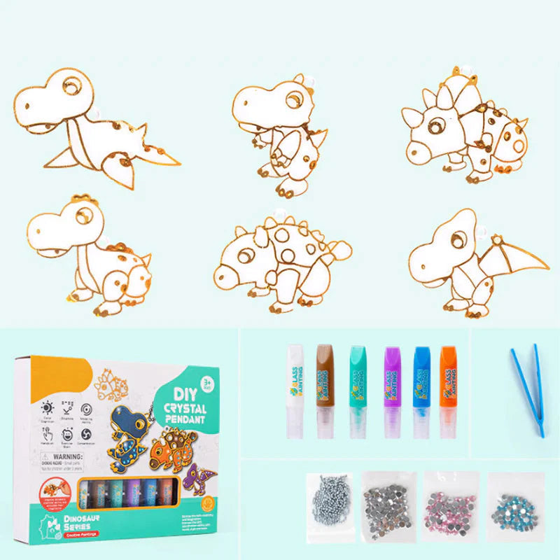 „Tee ise“ kristallide maalimiskomplekt