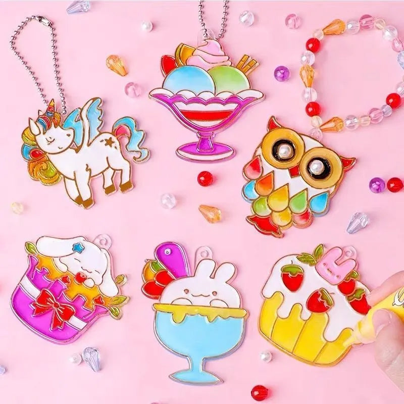 „Tee ise“ kristallide maalimise kunstide ja käsitöö komplekt