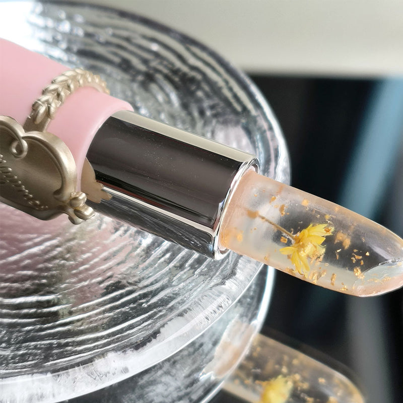 Raskesti eemaldatav värvi muutev huulepulk