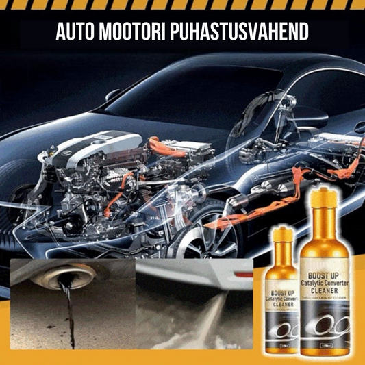 Autode mootorite puhastusvahend süsinikdioksiidi heitkoguste vähendamiseks