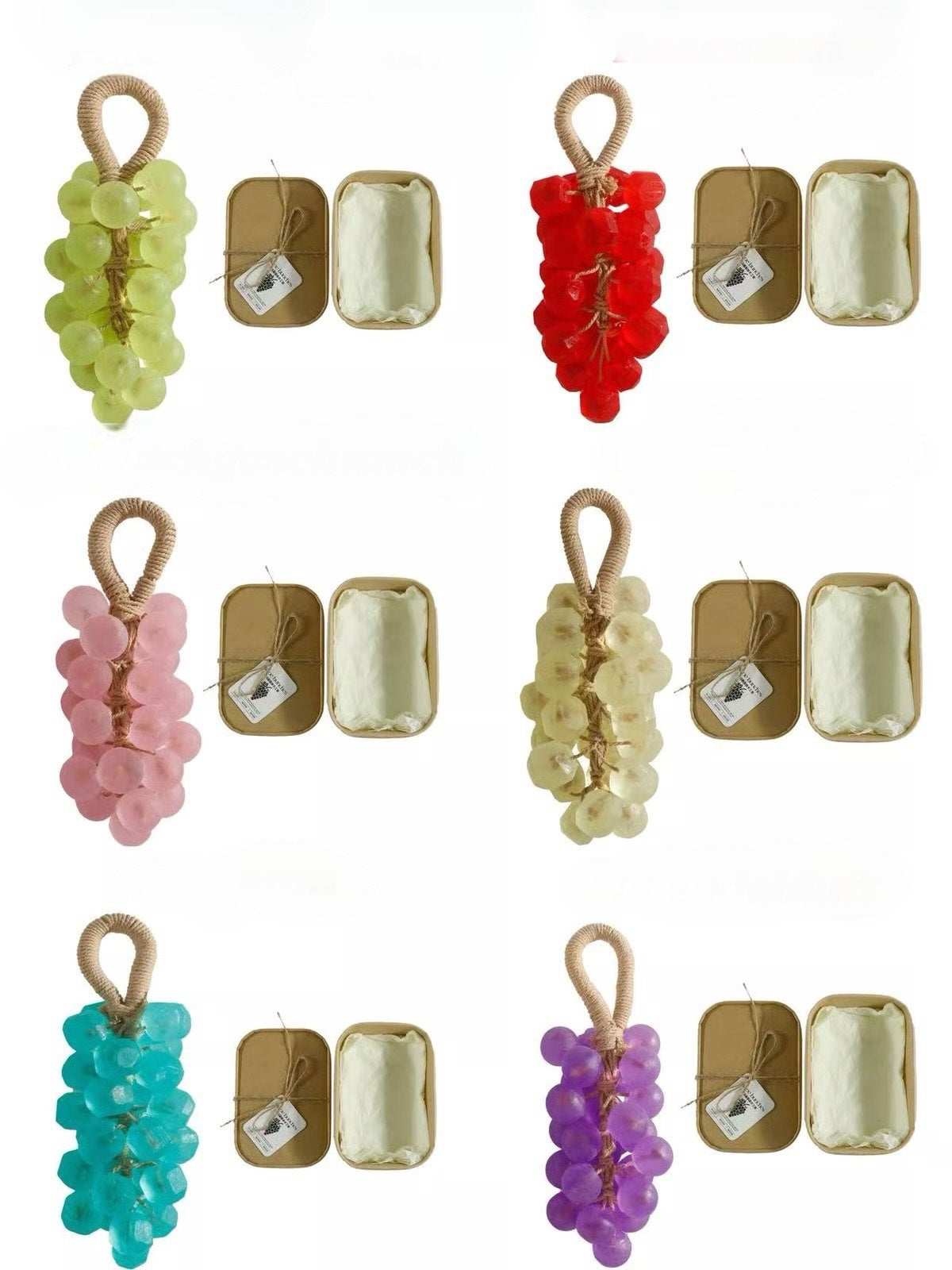 🔥 Originaalne käsitsi valmistatud kristallviinamarjade seep – õrn puhastusseep