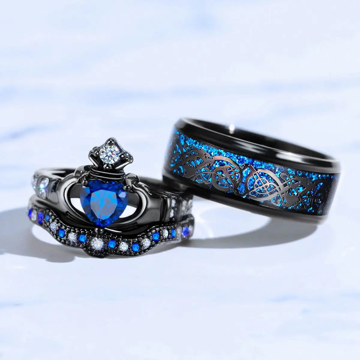 Lõpmatu armastuse sõrmused (komplektis 2 sõrmust)