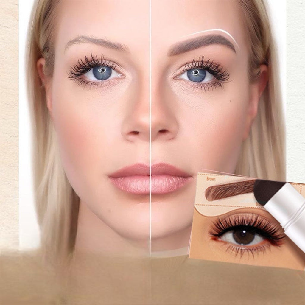 💥 Täiuslik kulmutrafarettide ja templi komplekt