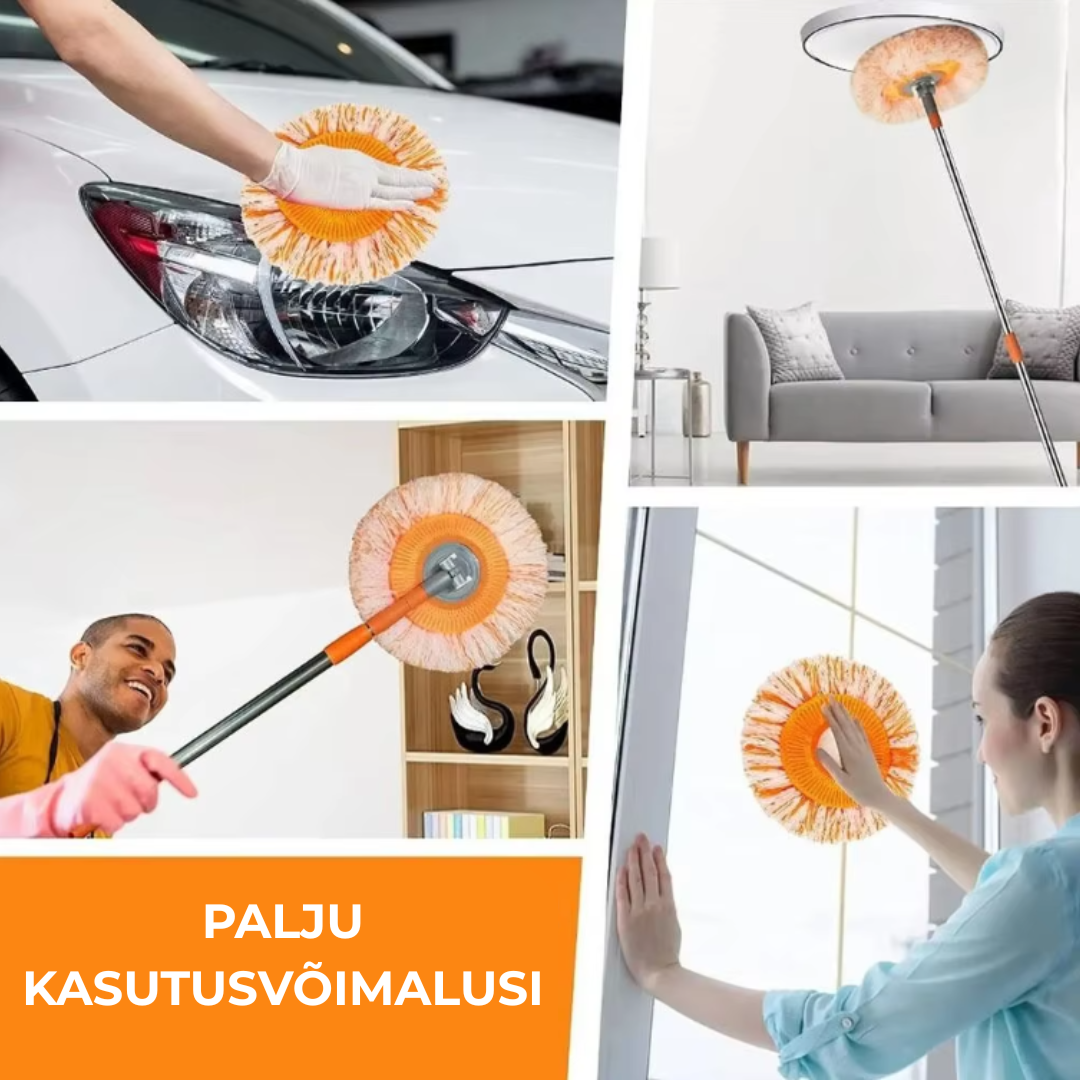 Väga imav ja eriti põhjalikult puhastav mikrokiudlapp