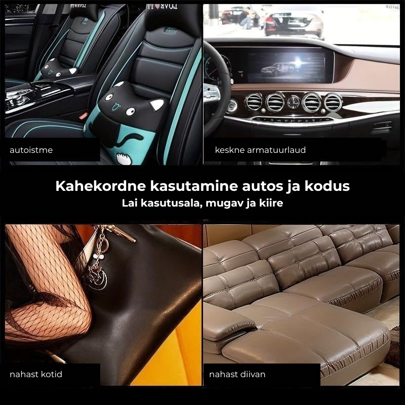 Nahast autosisemuse hooldusõli