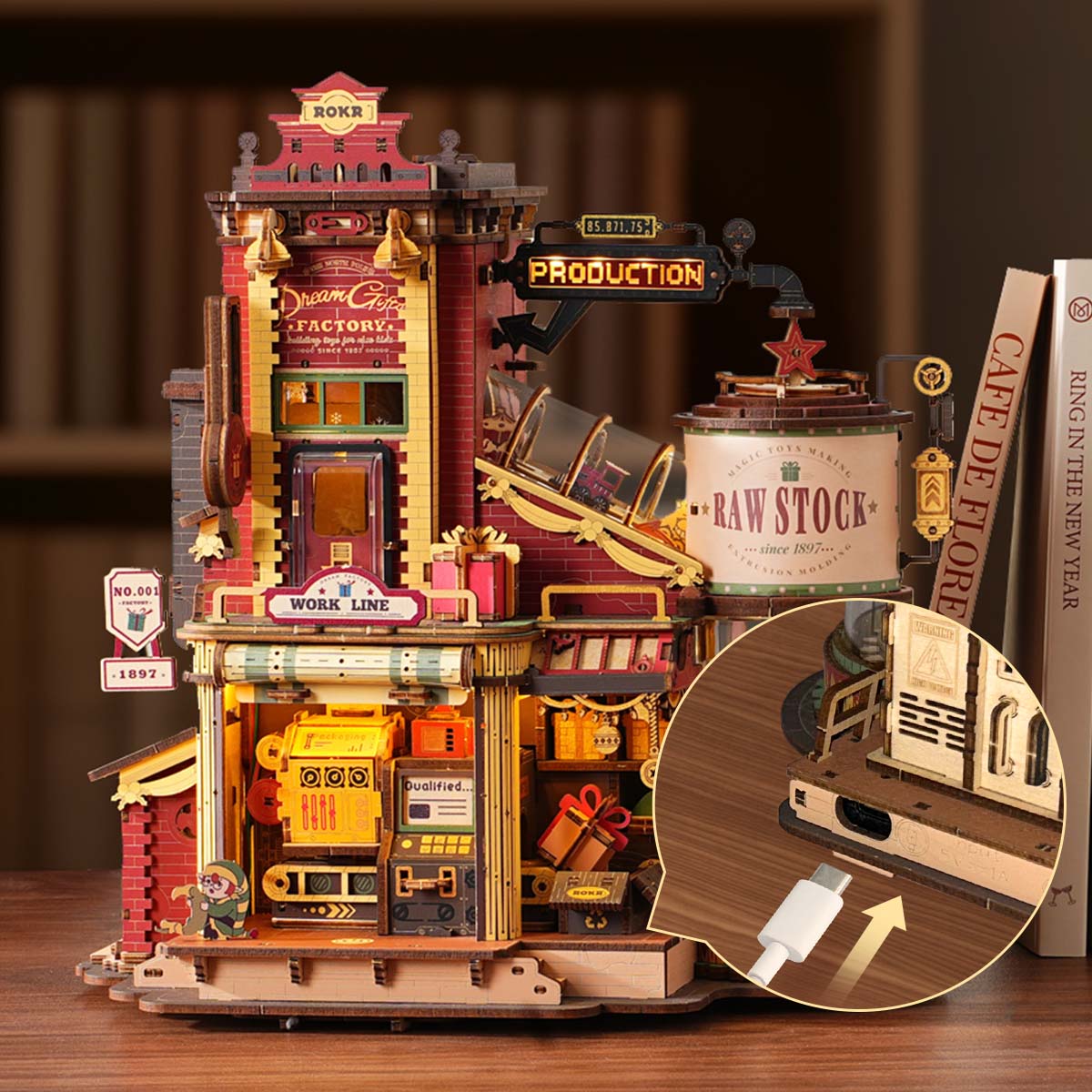 Jõulupuidust muusikaline unistuste kingituste tehas