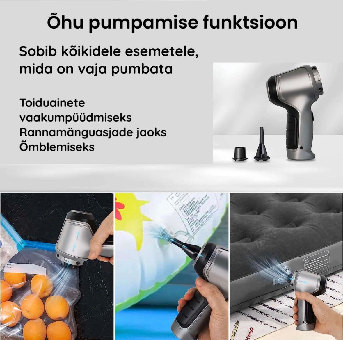 Võimas 60W juhtmevaba minitolmuimeja