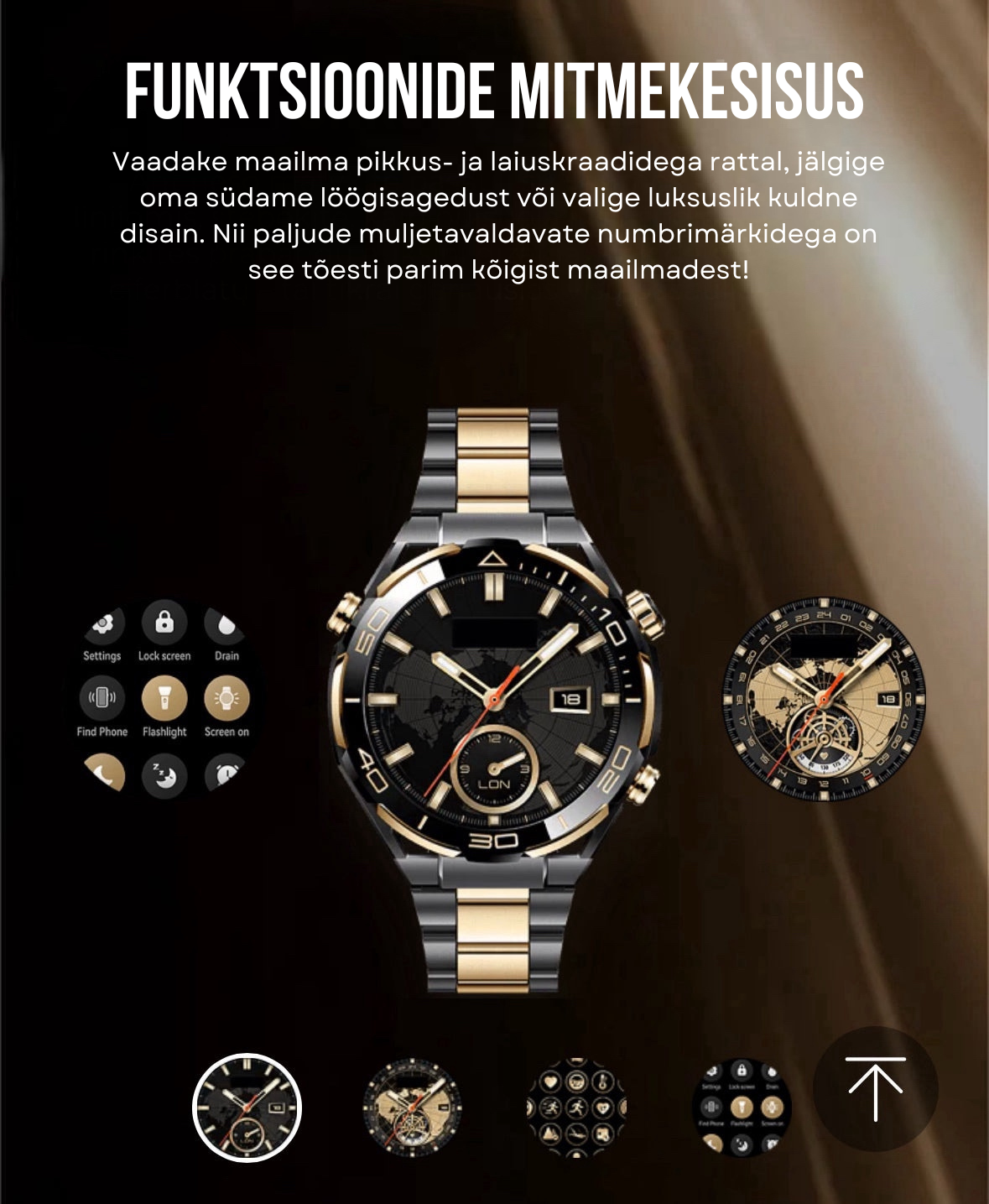 Nutikas sportlik kell "Bluetooth" funktsiooniga 🔥