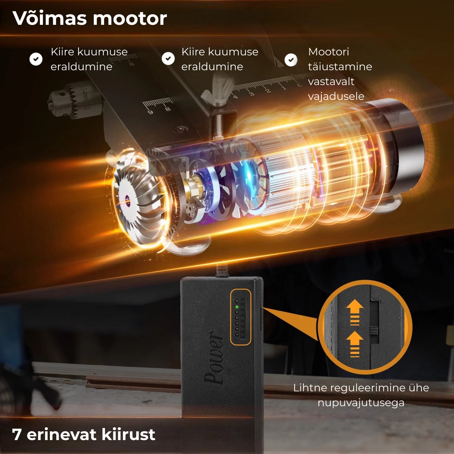 Mini multifunktsionaalne lauasaag