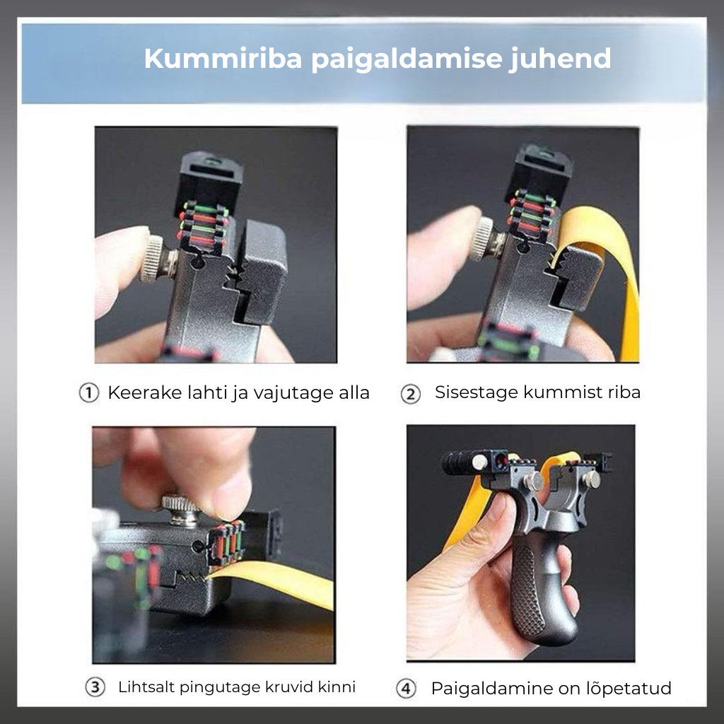 Professionaalne vaigust laseriga katapuld