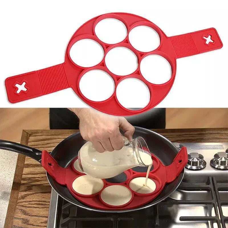 Flip'n'Cook: Revolutsiooniline silikoonist pannkoogivorm