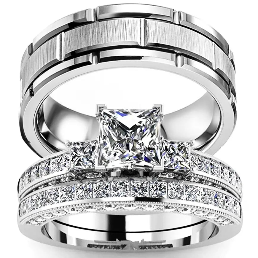 Lõpmatu armastuse sõrmused (komplektis 2 sõrmust)