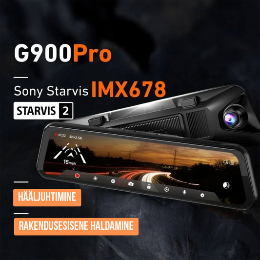 10” HD multifunktsionaalne auto registratuur