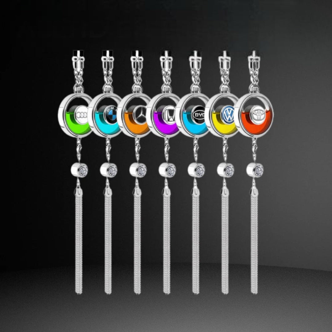 Luksuslik auto logoga õhukeemiatik