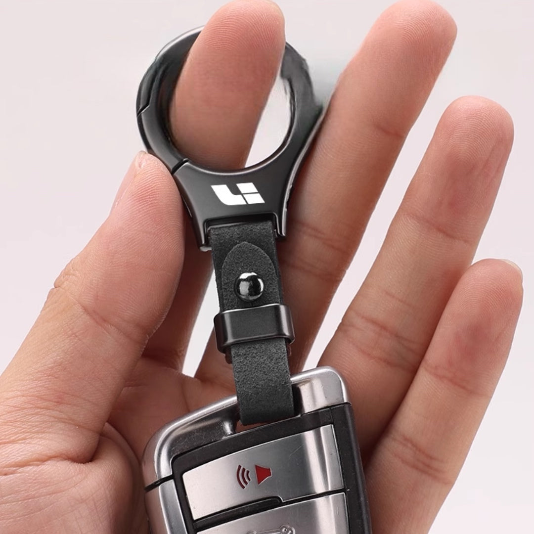 Luksuslik logoga võtmehoidja