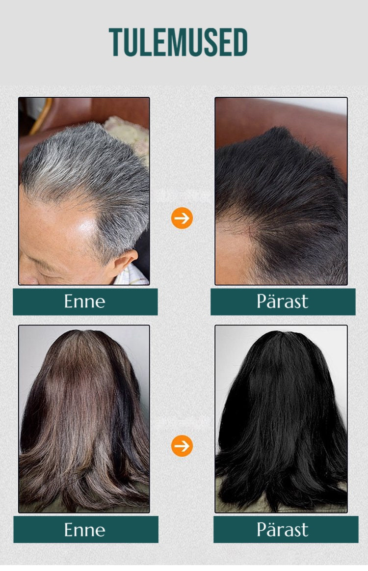 Ayurveda juuste värvimise šampoon "Delight": ohutu värv, ilma kõrvaltoimeteta!