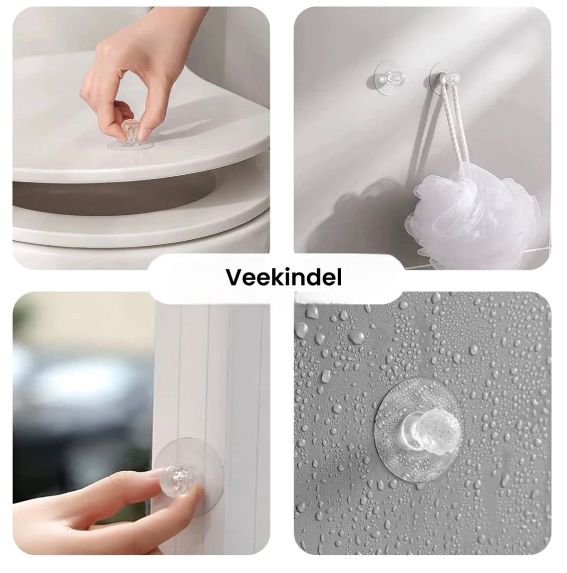 Läbipaistev kleepuv käepide