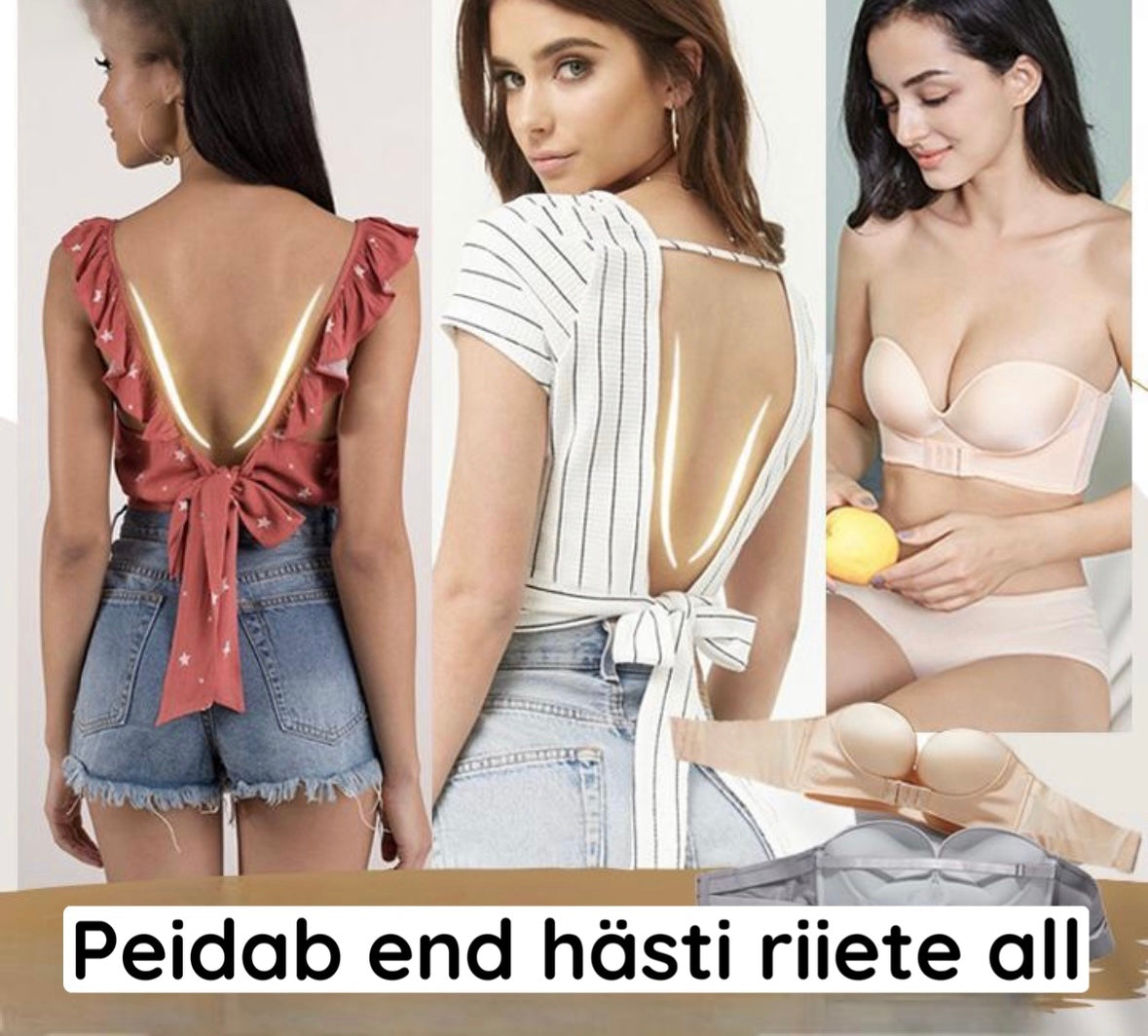 Rihmavaba rinnaliftiga rinnahoidja