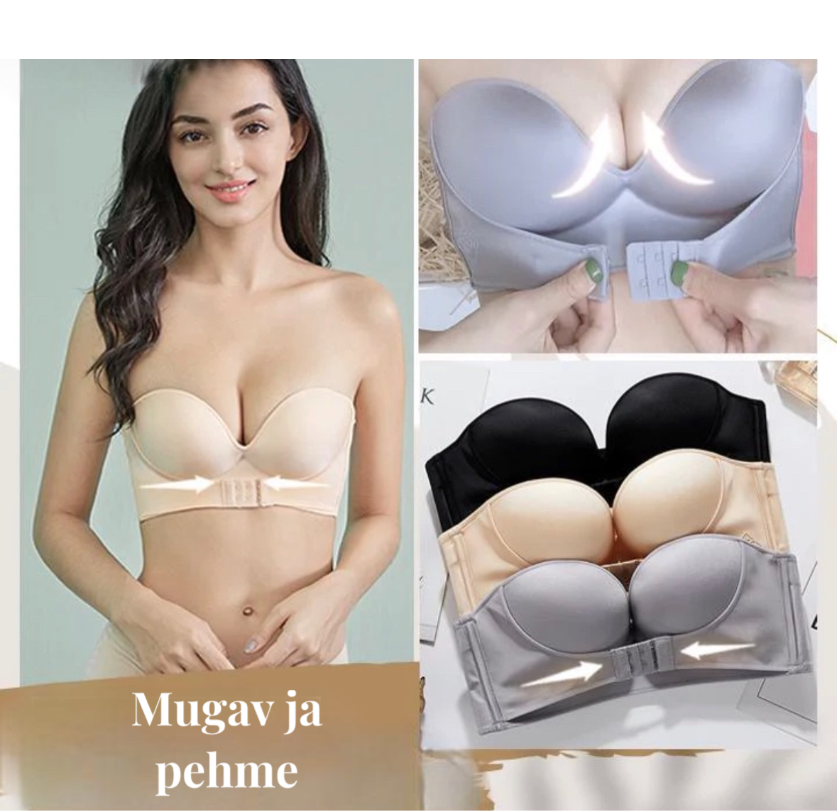 Rihmavaba rinnaliftiga rinnahoidja