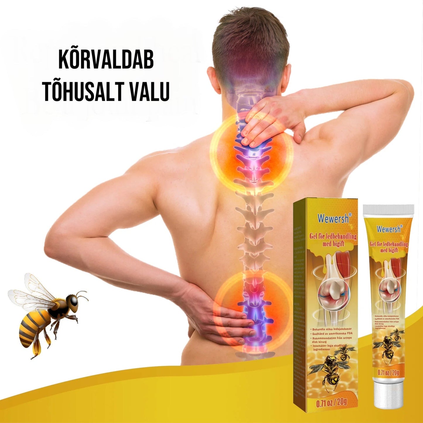 Geel-pamlsa mesilasmürgiga